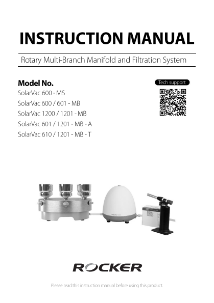 

SolarVac Manual

